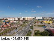 Панорама Нового Уренгоя, 2017. Редакционное фото, фотограф Михаил Рыбачек / Фотобанк Лори