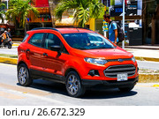 Ford EcoSport (2017 год). Редакционное фото, фотограф Art Konovalov / Фотобанк Лори