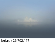 Ipatievsky monastery in morning fog (2016 год). Стоковое фото, фотограф ElenArt / Фотобанк Лори