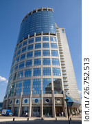 Москва. "Башня 2000" Московского международного делового центра (ММДЦ) "Москва-Сити" (2017 год). Редакционное фото, фотограф Елена Коромыслова / Фотобанк Лори