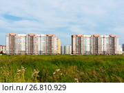 Многоквартирные жилые дома на Союзном проспекте, 6, 8. Санкт-Петербург (2017 год). Стоковое фото, фотограф Александр Щепин / Фотобанк Лори