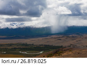 Дождь в горах. Горный Алтай. Стоковое фото, фотограф Ильин Сергей / Фотобанк Лори