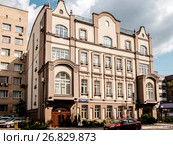 Москва, 1й Вышеславцев переулок, дом 6 (2017 год). Редакционное фото, фотограф glokaya_kuzdra / Фотобанк Лори
