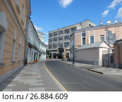 Калашный переулок. Пресненский район. Город Москва (2017 год). Редакционное фото, фотограф lana1501 / Фотобанк Лори