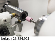 Intragrinding machine during operation. Стоковое фото, фотограф Андрей Радченко / Фотобанк Лори