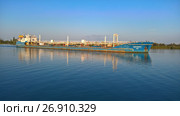 Танкер"Волгонефть 270" (2017 год). Редакционное фото, фотограф Кургузкин Константин Владимирович / Фотобанк Лори