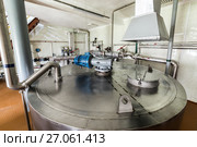 Stainless steel tanks for mixing liquid. Стоковое фото, фотограф Андрей Радченко / Фотобанк Лори