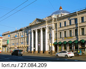 Дом Голландской реформатской церкви на Невском проспекте, 20, город Санкт-Петербург (2017 год). Редакционное фото, фотограф Артём Крылов / Фотобанк Лори