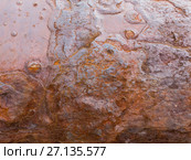 Surface of rusty metal. Стоковое фото, фотограф Ekaterina Andreeva / Фотобанк Лори