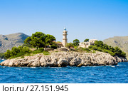 Lighthouse, Mallorca, Balearic island, Spain (2014 год). Стоковое фото, фотограф Papoyan Irina / Фотобанк Лори
