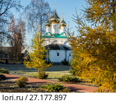 Рождественская церковь Cоборный храм Рождества Пресвятой Богородицы. Солотчинский монастырь (2017 год). Стоковое фото, фотограф Владимир Макеев / Фотобанк Лори