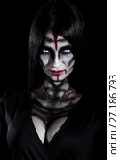 Witch with white eyes. Стоковое фото, фотограф Art Konovalov / Фотобанк Лори