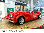Sports Car Jaguar XK150 S Coupe (2017 год). Редакционное фото, фотограф Евгений Ткачёв / Фотобанк Лори