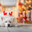 The Samoyed dog funny portrait in christmas eve. Стоковое фото, фотограф Julia Shepeleva / Фотобанк Лори