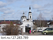 Свято-Никольский (Николаевский) Черноостровский женский монастырь. Малоярославец, Калужская область (2017 год). Редакционное фото, фотограф Илюхина Наталья / Фотобанк Лори