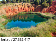 Bauxite Lake Cave near Otranto, Italy. Стоковое фото, фотограф Юрий Брыкайло / Фотобанк Лори