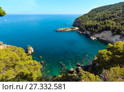 Summer coast Cala di Porto Greco, Gargano, Puglia, Italy (2017 год). Стоковое фото, фотограф Юрий Брыкайло / Фотобанк Лори
