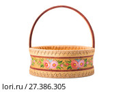Birch bark with painted rustic style. Стоковое фото, фотограф Евгений Ткачёв / Фотобанк Лори