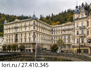 Grandhotel Pupp,Karlovy Vary; Czech republic (2015 год). Стоковое фото, фотограф Boris Breytman / Фотобанк Лори