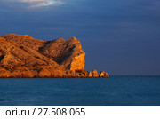Мыс Алчак освещенный солнцем. Судак. Пейзажи Крыма (2016 год). Стоковое фото, фотограф ирина реброва / Фотобанк Лори