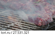 Grill beef steak HD. Стоковое видео, видеограф Roman Larchikov / Фотобанк Лори