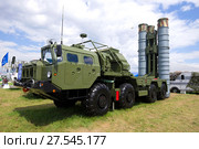 Пусковая установка зенитной ракетной системы С-400 "Триумф" на авиашоу МАКС-2017. Редакционное фото, фотограф Виктор Карасев / Фотобанк Лори