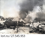 Великая Отечественная война. Миллерово, Ростовская область. Апрель 1943. Стоковое фото, фотограф Retro / Фотобанк Лори