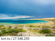 On the shore of Lake Issyk-Kul, Kyrgyzstan (2016 год). Стоковое фото, фотограф Валерий Смирнов / Фотобанк Лори