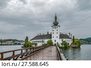 Schloss Ort, Gmundan,Austria (2016 год). Стоковое фото, фотограф Boris Breytman / Фотобанк Лори