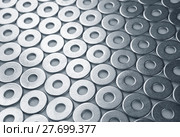 Metal chromeplated background. Стоковое фото, фотограф Юрий Бизгаймер / Фотобанк Лори