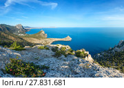 Coastline of Novyj Svit summer view (Crimea, Ukraine) Стоковое фото, фотограф Юрий Брыкайло / Фотобанк Лори
