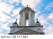 Northern gate to Spaso-Yakovlevsky Dimitriev Monastery in Rostov Veliky, Russia (2016 год). Стоковое фото, фотограф Володина Ольга / Фотобанк Лори