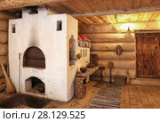 Traditional Russian wooden log hut (2018 год). Стоковое фото, фотограф Алексей Кузнецов / Фотобанк Лори