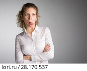 Young business woman. Стоковое фото, фотограф Типляшина Евгения / Фотобанк Лори
