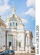 Церковь Святого Мартина Исповедника, улица Солженицына, дом 15 (2015 год). Стоковое фото, фотограф Алёшина Оксана / Фотобанк Лори