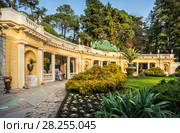 Сочинский дендрарий. Entrance to the arboretum (2018 год). Стоковое фото, фотограф Baturina Yuliya / Фотобанк Лори