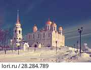 Assumption cathedral at Vladimir in winter (2012 год). Стоковое фото, фотограф Яков Филимонов / Фотобанк Лори