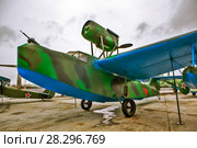 Морской ближний разведчик МБР-2-М-34 образца 1936 на открытой площадке музея военной техники «Боевая слава Урала». Верхняя Пышма, Свердловская область (2018 год). Редакционное фото, фотограф Сергей Афанасьев / Фотобанк Лори