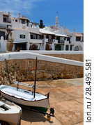 Binibequer Vell in Menorca Binibeca white village Sant Lluis at Balearic Islands (2013 год). Стоковое фото, фотограф Tono Balaguer / Ingram Publishing / Фотобанк Лори