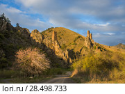 Ингушетия. Вовнушки. Сторожевые башни (2018 год). Стоковое фото, фотограф Литвяк Игорь / Фотобанк Лори