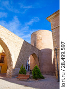 Segorbe Castellon Torre de la Carcel Portal de Teruel in Spain Valencian Community (2013 год). Стоковое фото, фотограф Tono Balaguer / Ingram Publishing / Фотобанк Лори