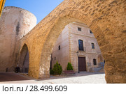 Segorbe Castellon Torre del Verdugo and medieval Muralla in Spain Valencian Community (2013 год). Стоковое фото, фотограф Tono Balaguer / Ingram Publishing / Фотобанк Лори