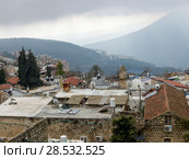 Buildings in old city, Safed, Northern District, Israel. Стоковое фото, фотограф Keith Levit / Ingram Publishing / Фотобанк Лори