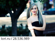 Beautiful and fashion girl with pigtails. Стоковое фото, фотограф Javier Sánchez Mingorance / Ingram Publishing / Фотобанк Лори