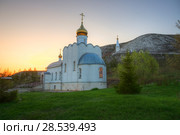 Костомарово. Костомаровский Спасский женский монастырь. Церковь иконы Божией Матери «Взыскание погибших» (2018 год). Стоковое фото, фотограф Литвяк Игорь / Фотобанк Лори