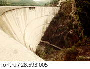 Image of Vidraru Dam (2017 год). Стоковое фото, фотограф Яков Филимонов / Фотобанк Лори