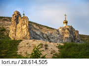 Дивногорье, Воронежская область, Россия. Дивногорье.Свято-Успенский Дивногорский мужской монастырь (2018 год). Стоковое фото, фотограф Natalia Sidorova / Фотобанк Лори
