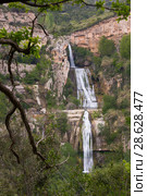 Sant Miquel del Fai with waterfall, Barcelona, Spain (2018 год). Стоковое фото, фотограф Яков Филимонов / Фотобанк Лори