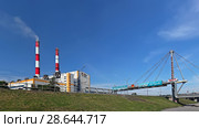 Город Кемерово. Кемеровская ГРЭС (2018 год). Редакционное фото, фотограф Цибаев Алексей / Фотобанк Лори