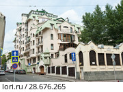 Сеченовский переулок, 2. Лето. Москва. Россия (2018 год). Редакционное фото, фотограф E. O. / Фотобанк Лори